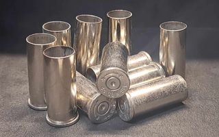 NICKEL PLATED 44 S&W SPL (25 ct UPS Ground shipping included)